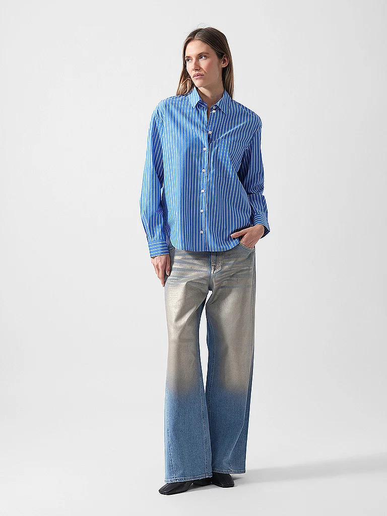 Marc O' Polo Bluse  blau   XS damen 3